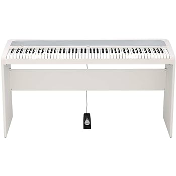 【KORG】ホワイト電子ピアノ スタンド付き（送料込み） Amazon | KORG 電子ピアノ B2 WH 88鍵 ホワイト 専用スタンド